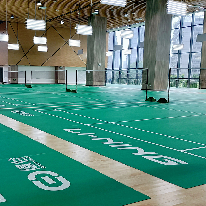 Indoor Pvc Vinyl Badminton Court Floor Mat For Sport