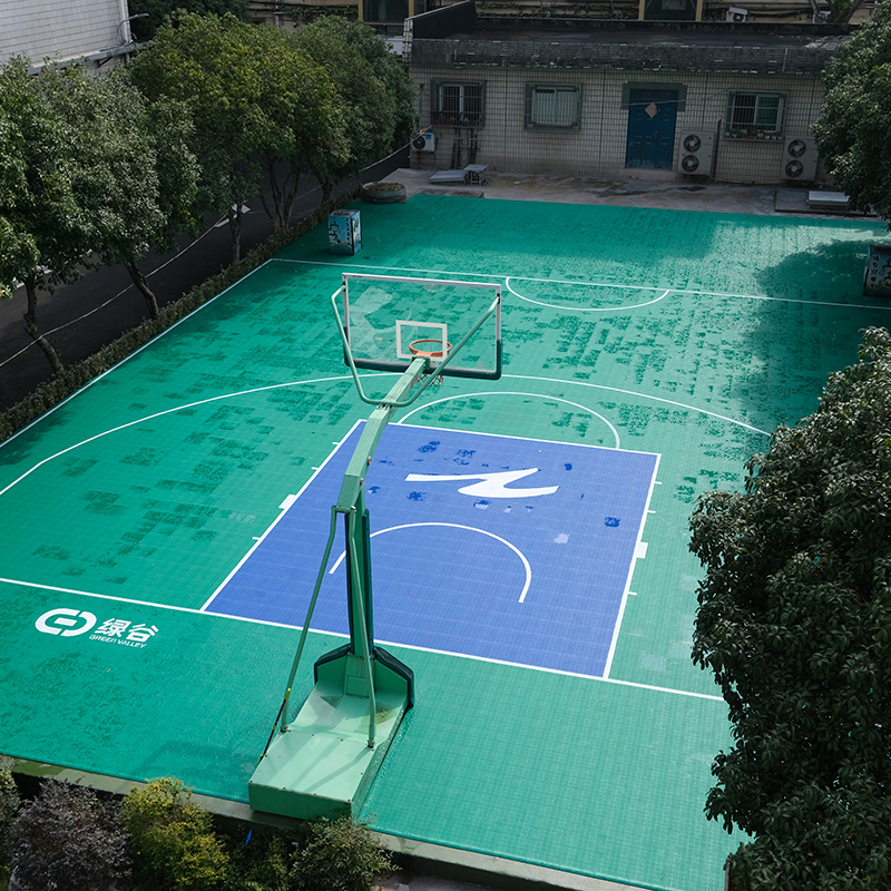 Reconstruction of court tiles in some fitness areas of Zhejiang Media Group - TEQ88A & TEπ88C