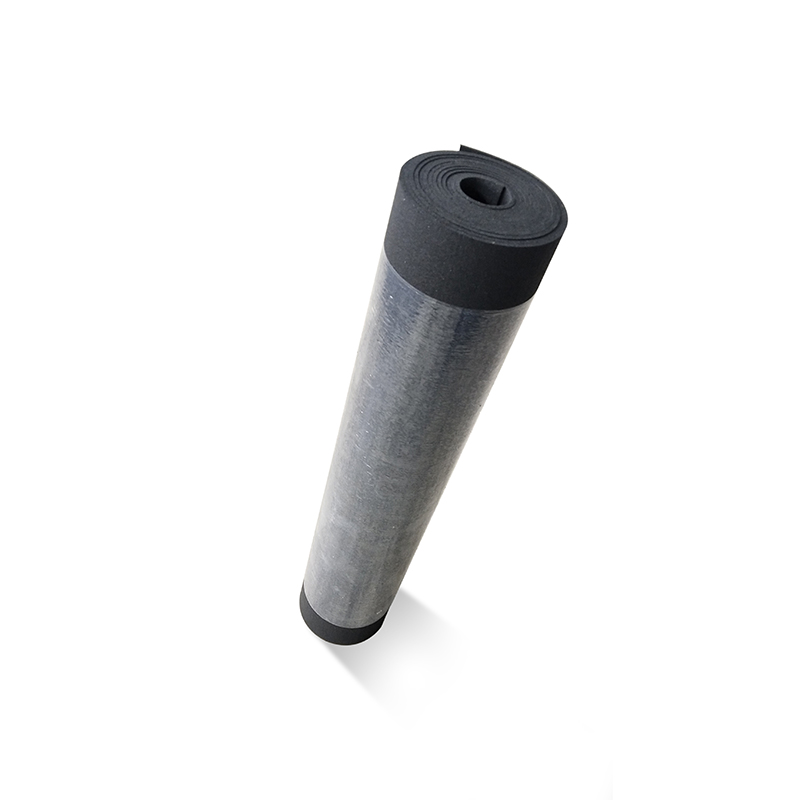 Pearl black low density rubber roll