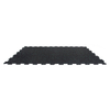 600x600mm Interlocking rubber flooring mat
