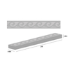 Rubber Flowed Bed Tile
