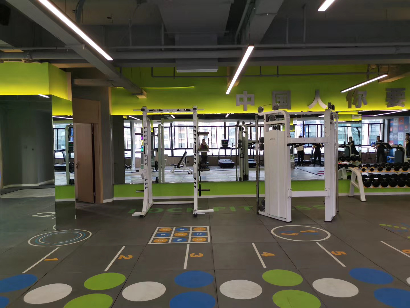UV printing rubber flooring mat for Jiangsu drop off gym 