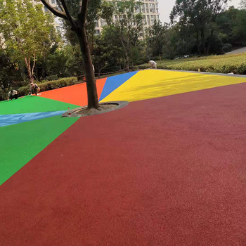 Color EPDM rubber particles are installed in Hangzhou East Railway Station